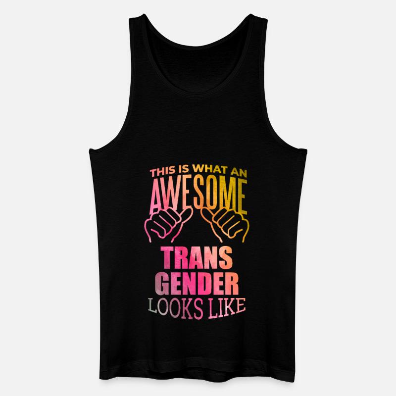 Transgender - Männer Bio Tank Top - Schwarz