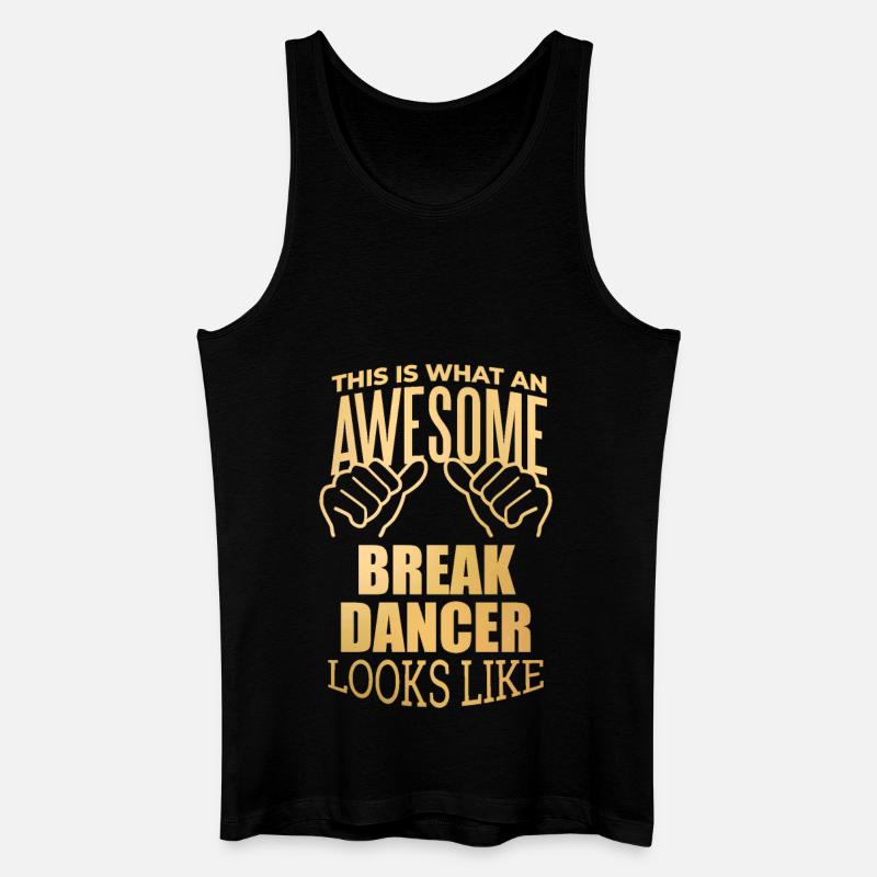 Breakdancer - Männer Bio Tank Top - Schwarz