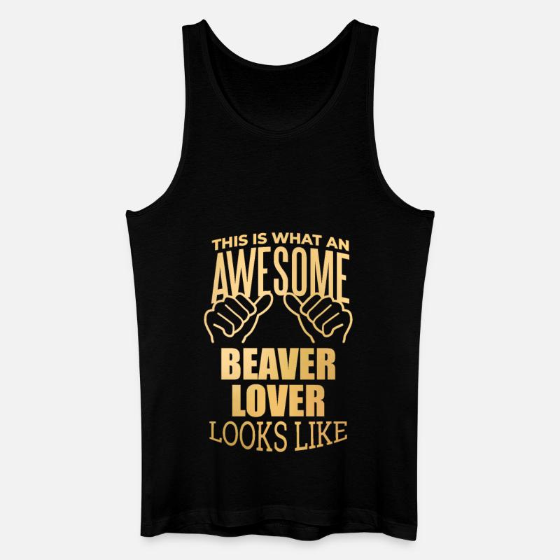 Bieber - Männer Bio Tank Top - Schwarz