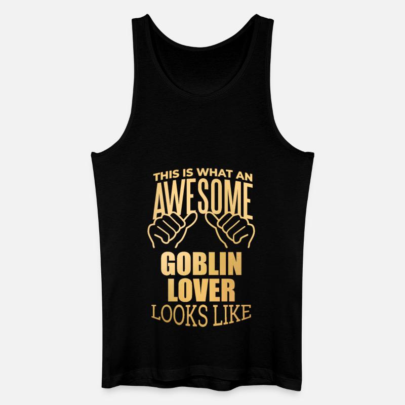 Kobold - Männer Bio Tank Top - Schwarz
