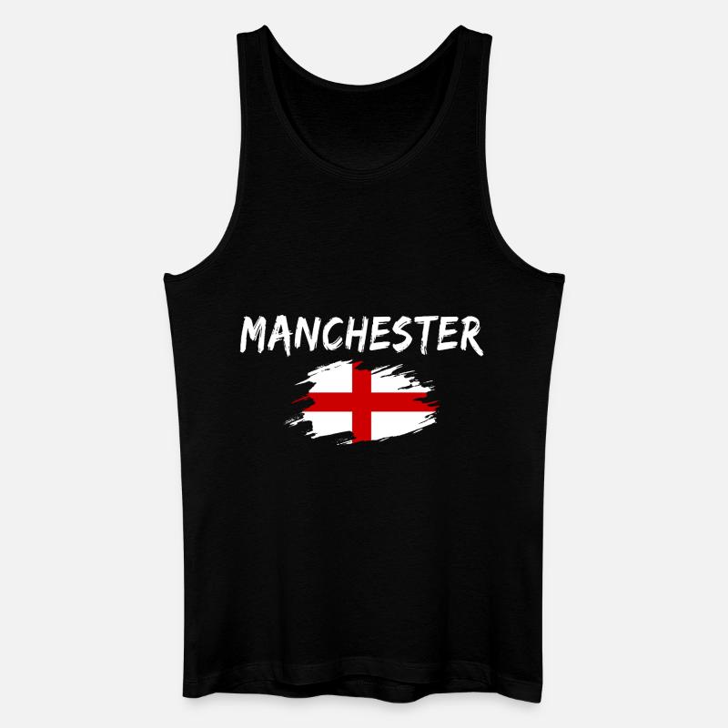 Manchester England - Männer Bio Tank Top - Schwarz