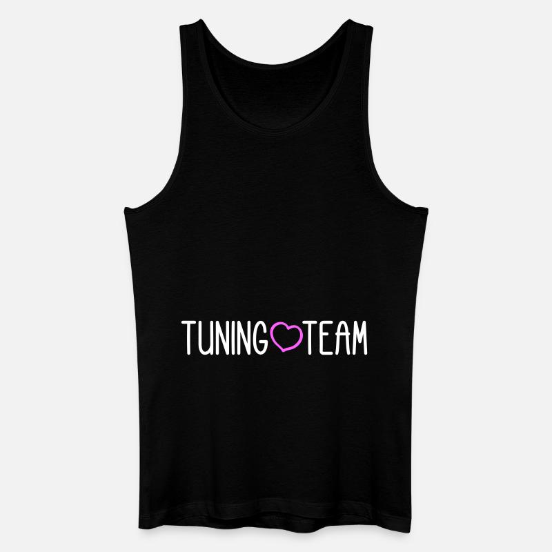 Tuning Team - Männer Bio Tank Top - Schwarz