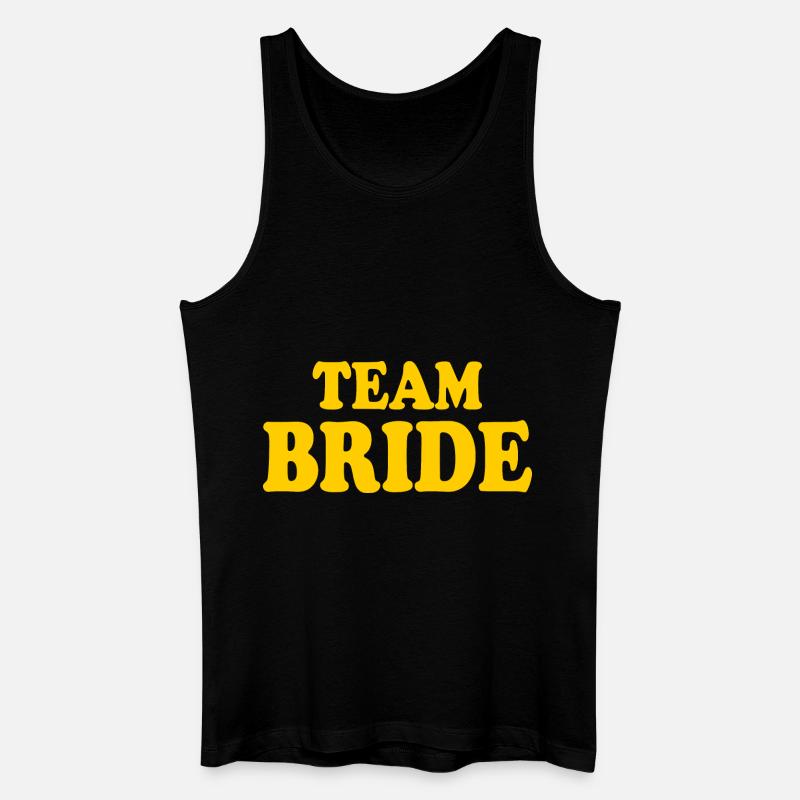 Team bride - Männer Bio Tank Top - Schwarz