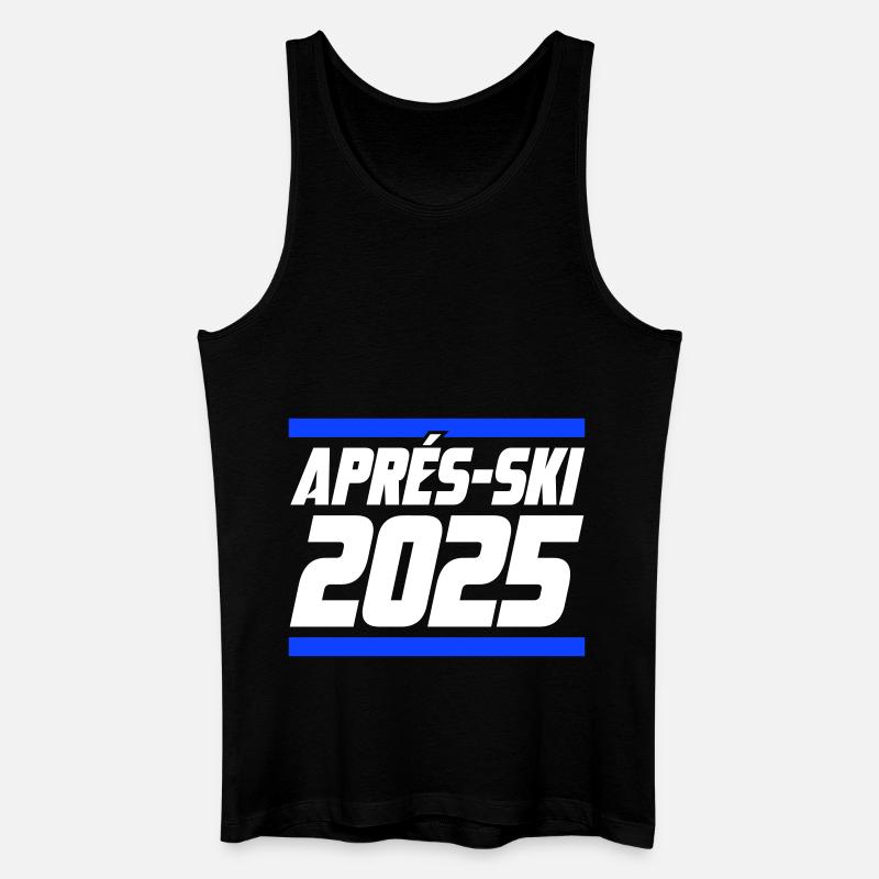 Apres Ski 2025 - Männer Bio Tank Top - Schwarz