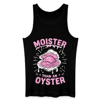 Saftige Auster - Männer Bio Tank Top - Schwarz - Vorne