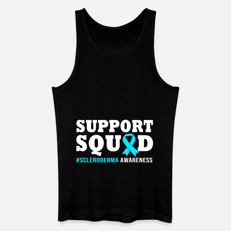 Sklerodermie - Männer Bio Tank Top - Schwarz