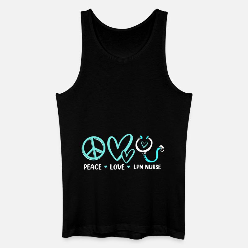 Krankenpflegerin Krankenschwester Krankenpfleger - Männer Bio Tank Top - Schwarz