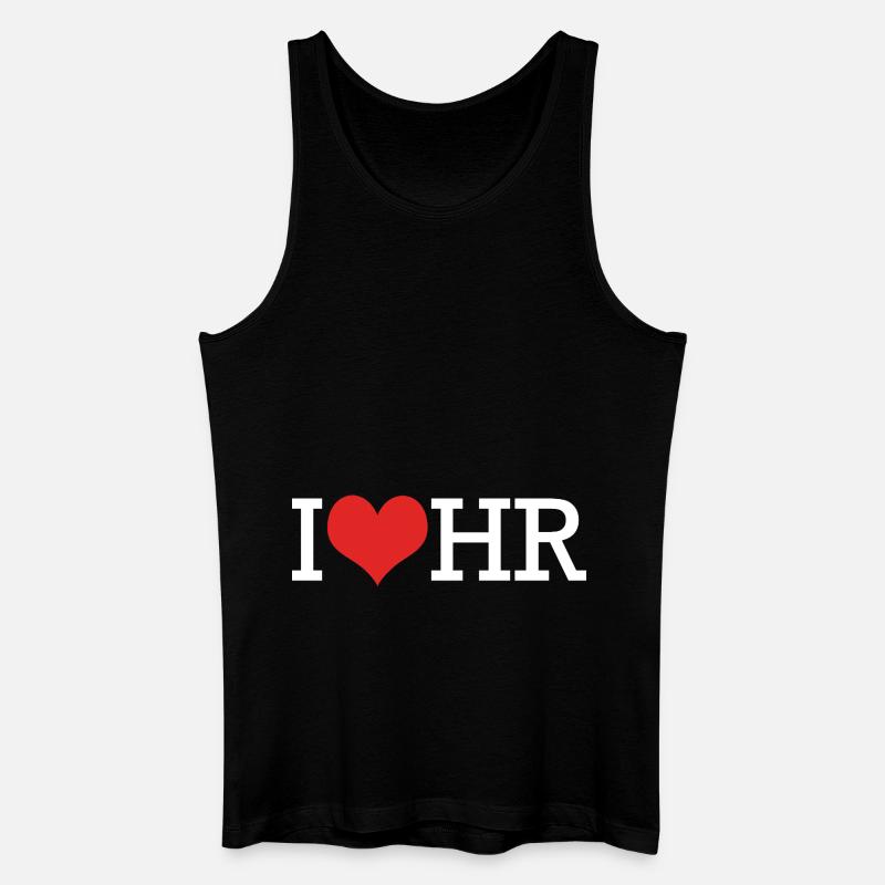 HR Manager - Männer Bio Tank Top - Schwarz