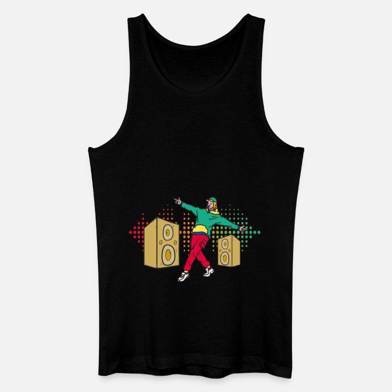 Breakdance Breakdancer - Männer Bio Tank Top - Schwarz