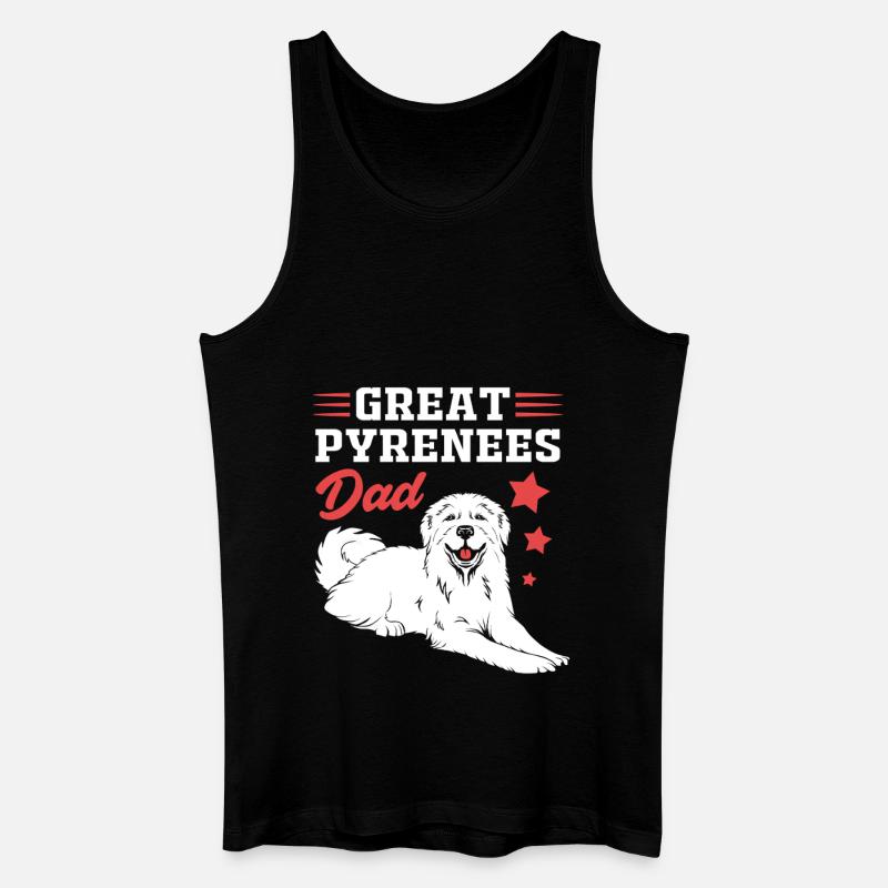 Pyrenäenhund - Männer Bio Tank Top - Schwarz