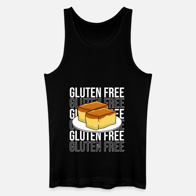 Glutenfrei - Männer Bio Tank Top - Schwarz
