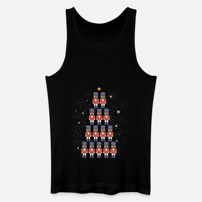 Nussknacker Weihnachten - Männer Bio Tank Top - Schwarz