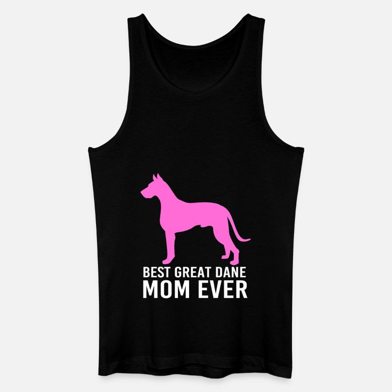 Deutsche Dogge - Männer Bio Tank Top - Schwarz
