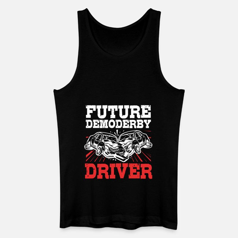 Demolition Derby - Männer Bio Tank Top - Schwarz