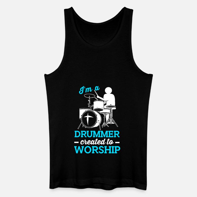 Drumsticks Drums Drummers - Men’s Organic Tank Top - black