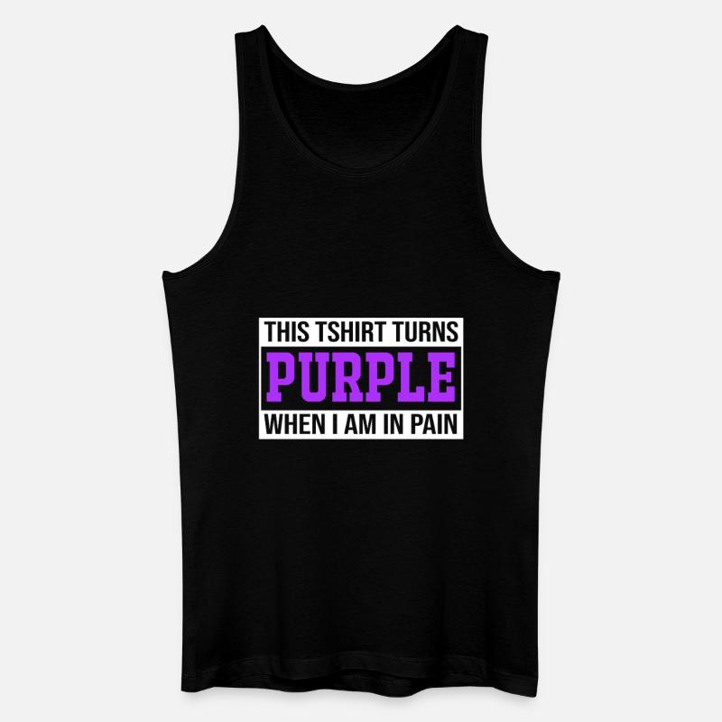 Fibro Fibromyalgie - Männer Bio Tank Top - Schwarz