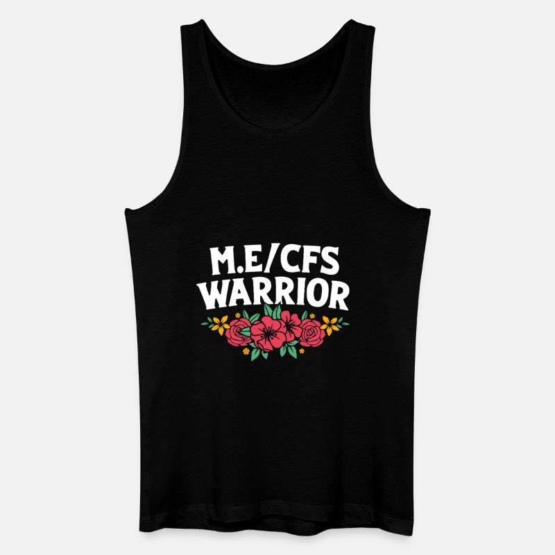 ME CFS - Männer Bio Tank Top - Schwarz