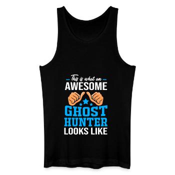 Geist Geisterstunde Geister Paranormal - Männer Bio Tank Top - Schwarz - Vorne