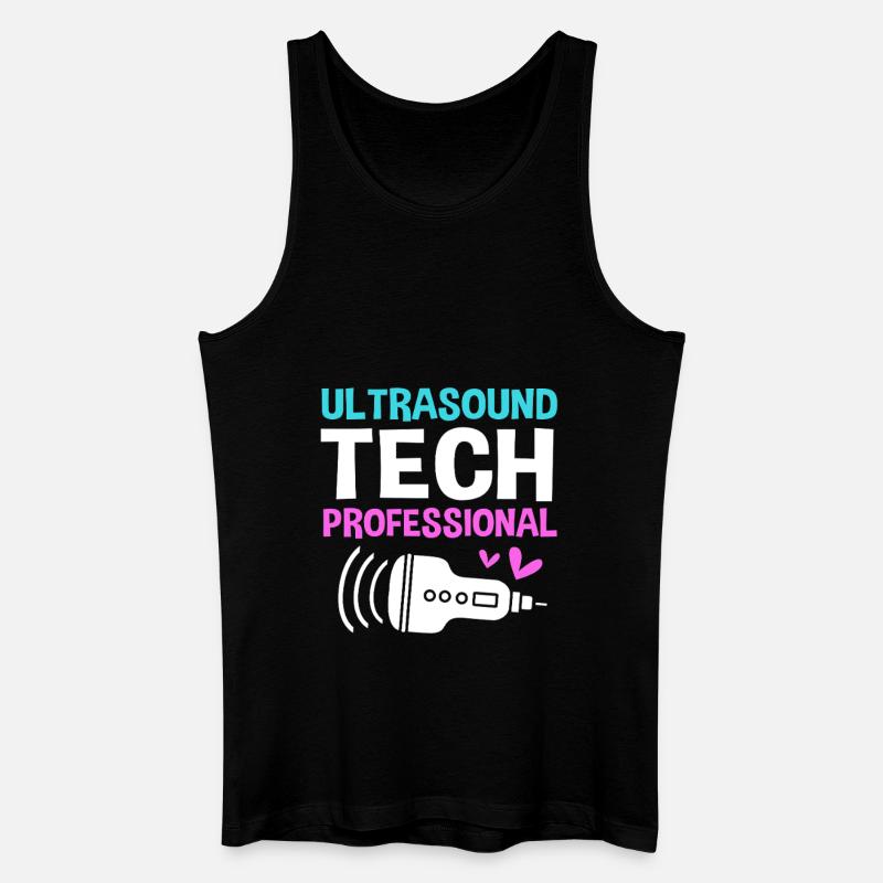 Ultraschalltechniker Ultraschall Techniker - Männer Bio Tank Top - Schwarz