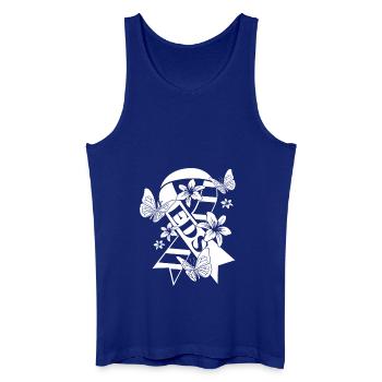 HSD Ehlers-Danlos-Syndrom EDS - Männer Bio Tank Top - Königsblau - Vorne