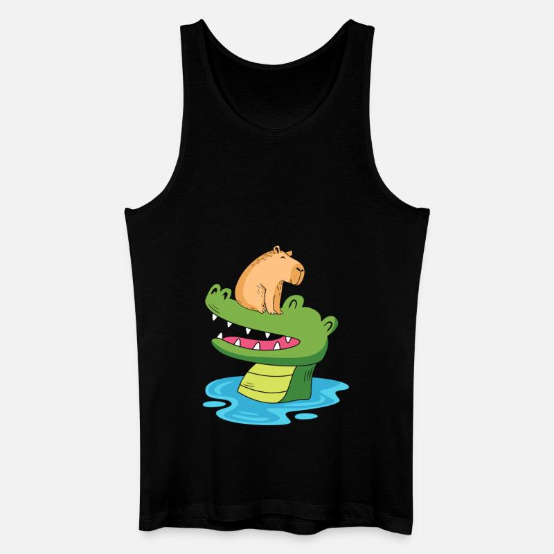 Capibara Capybara - Männer Bio Tank Top - Schwarz