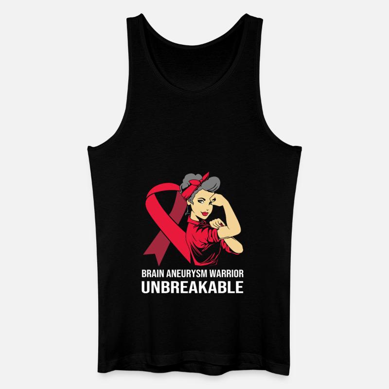 Aneurysma Gehirn - Männer Bio Tank Top - Schwarz