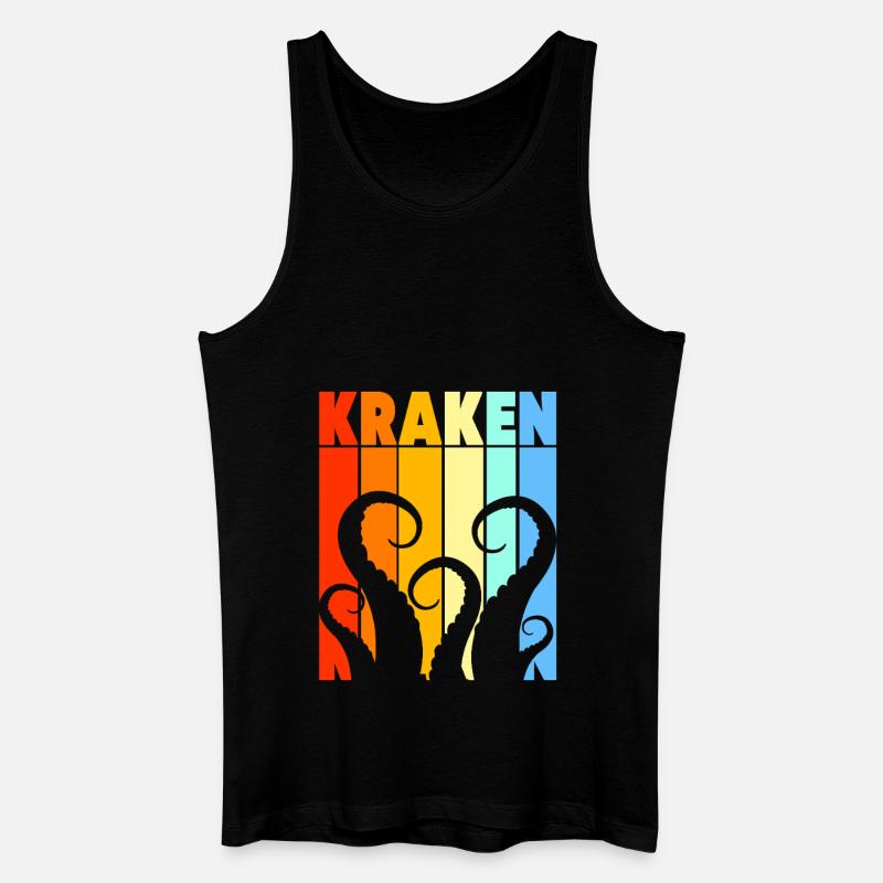 Octopus Octopus Octopus Octopus Octopus - Men’s Organic Tank Top - black