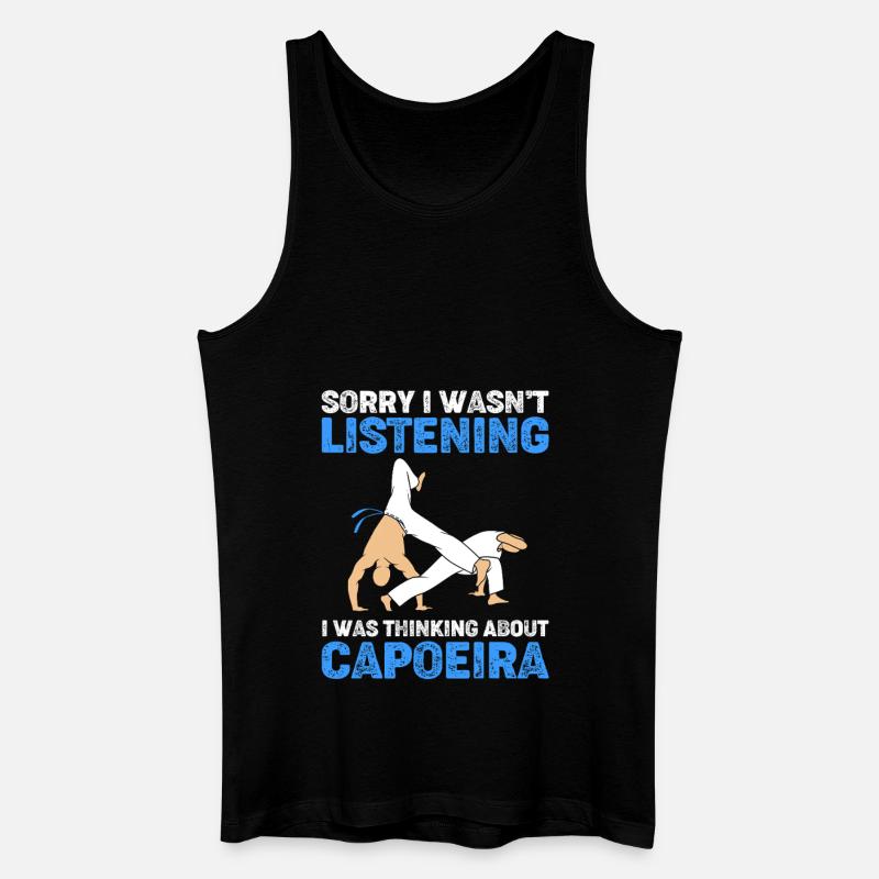 Capoeira - Männer Bio Tank Top - Schwarz