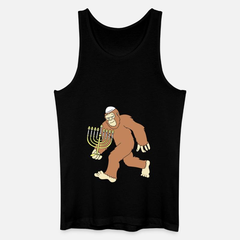 Hanoukka Hanoukka Hanoukka - Débardeur bio Homme - noir