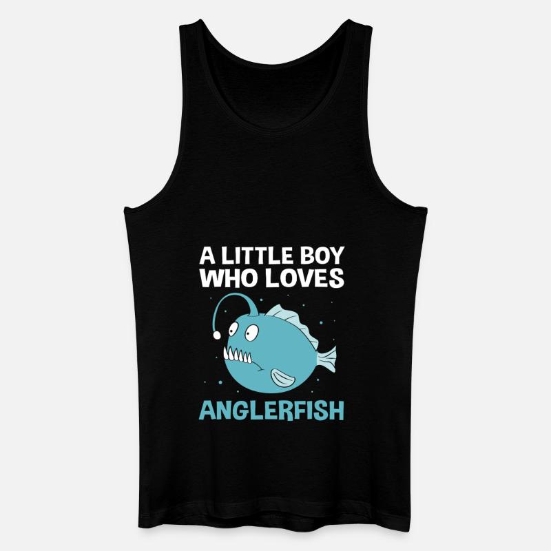 Anglerfisch - Männer Bio Tank Top - Schwarz