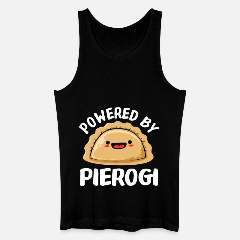 Pierogi Polen Polnisch - Männer Bio Tank Top - Schwarz
