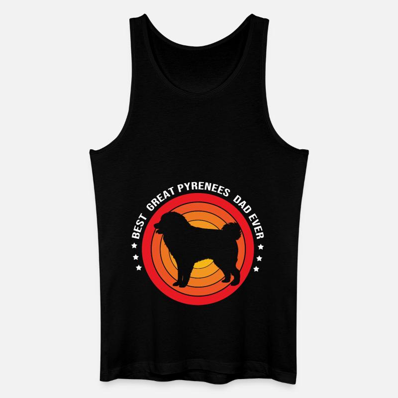 Pyrenäenhund - Männer Bio Tank Top - Schwarz