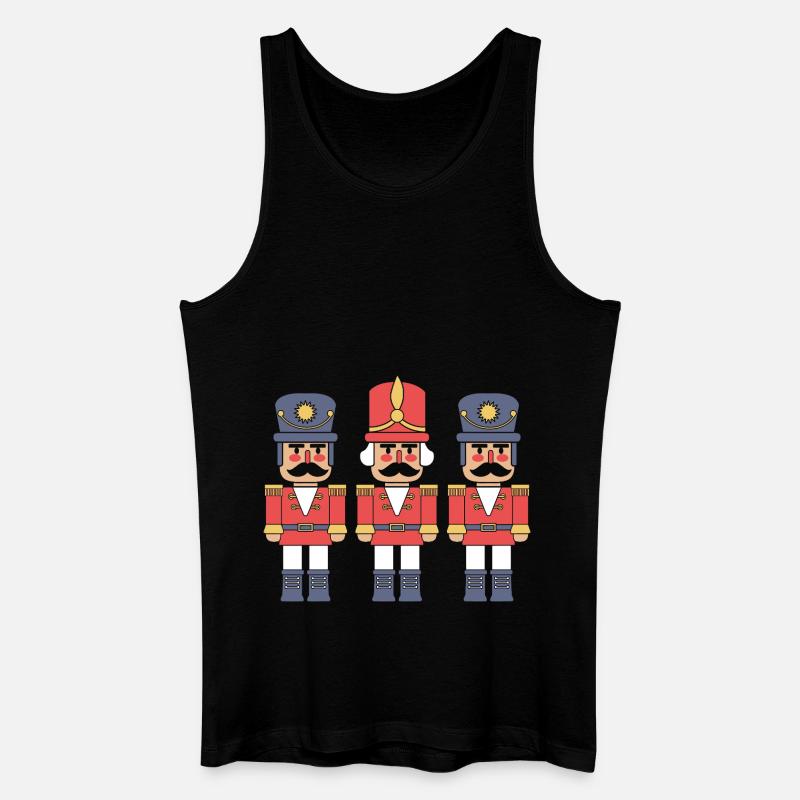 Nussknacker Weihnachten - Männer Bio Tank Top - Schwarz