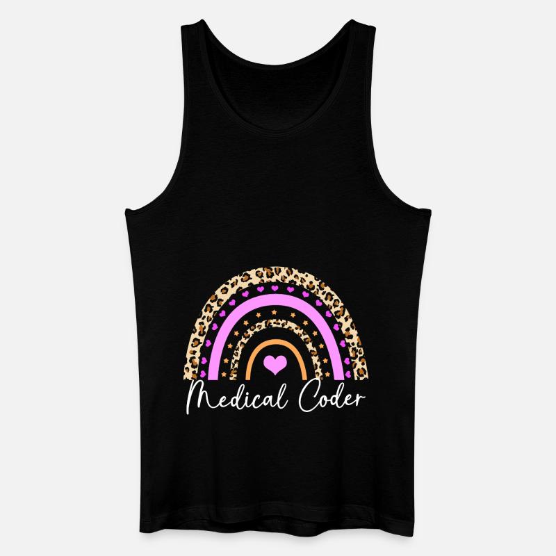 Medical Coder - Men’s Organic Tank Top - black