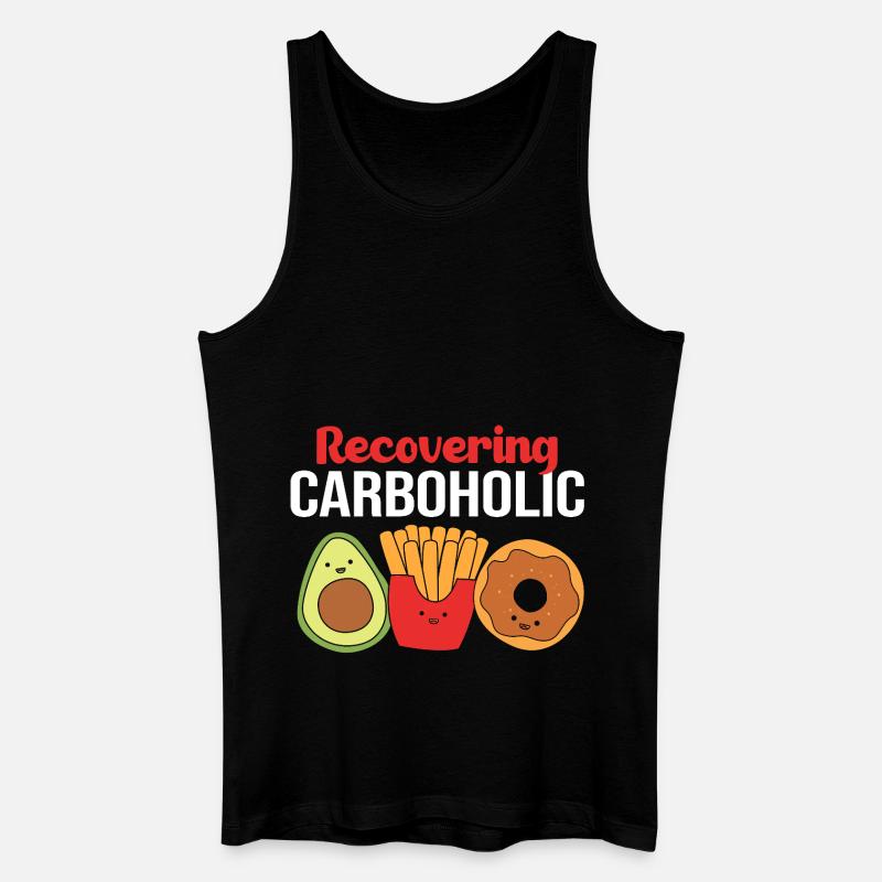 Keto Diät - Männer Bio Tank Top - Schwarz