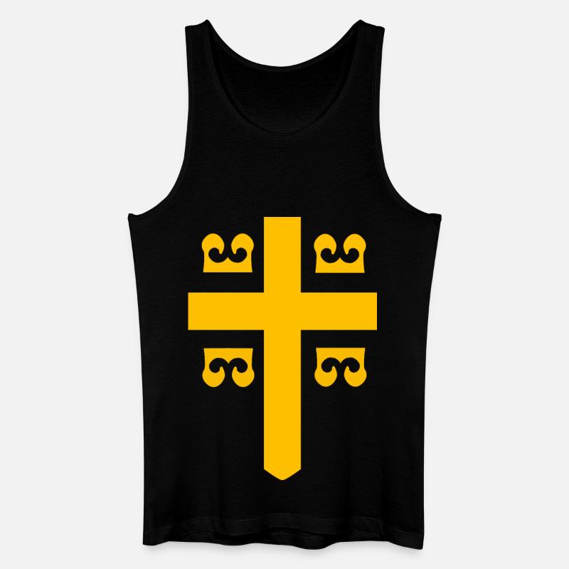Byzantinisch - Männer Bio Tank Top - Schwarz