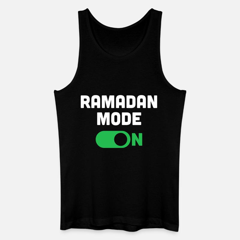 Mode Ramadan activé - Débardeur bio Homme - noir