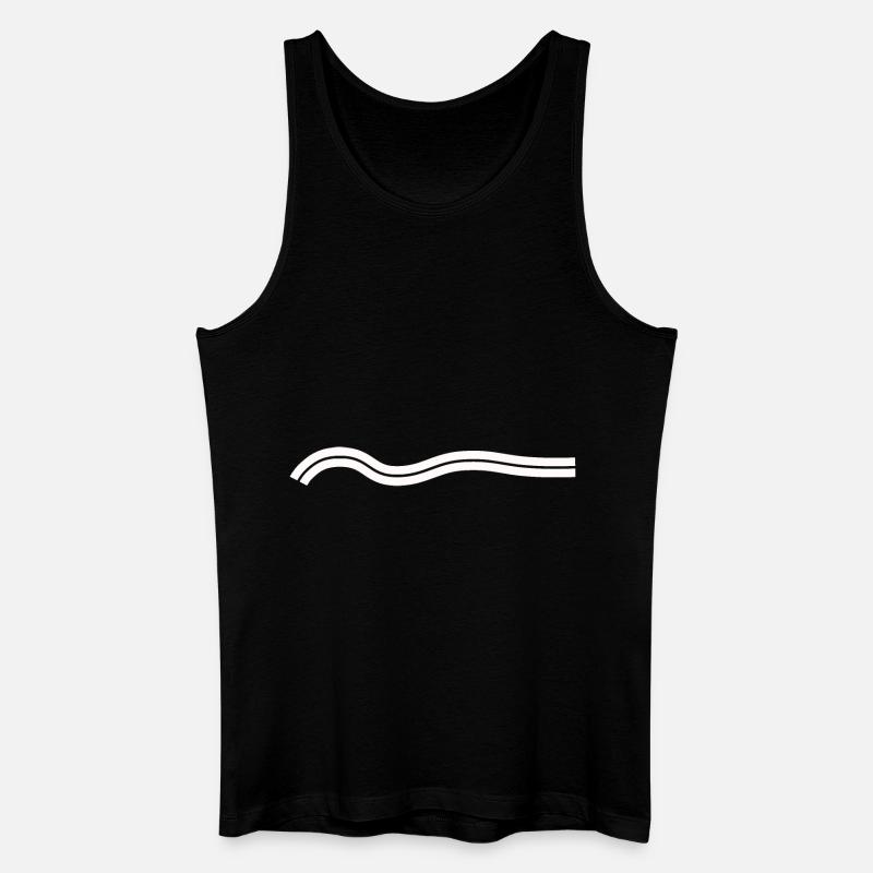 My Wave 5 - Männer Bio Tank Top - Schwarz
