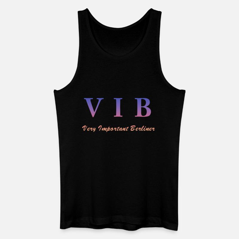VIP - Berlin - Männer Bio Tank Top - Schwarz
