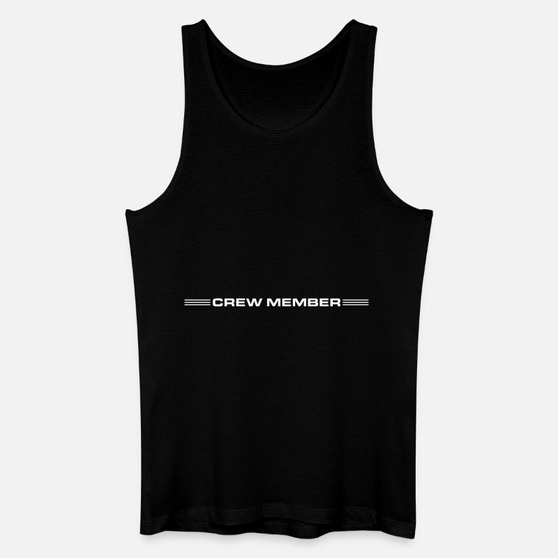 Crew Mitglied - Männer Bio Tank Top - Schwarz