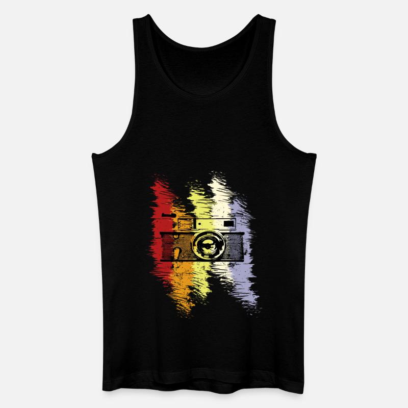 Fotograf - Männer Bio Tank Top - Schwarz