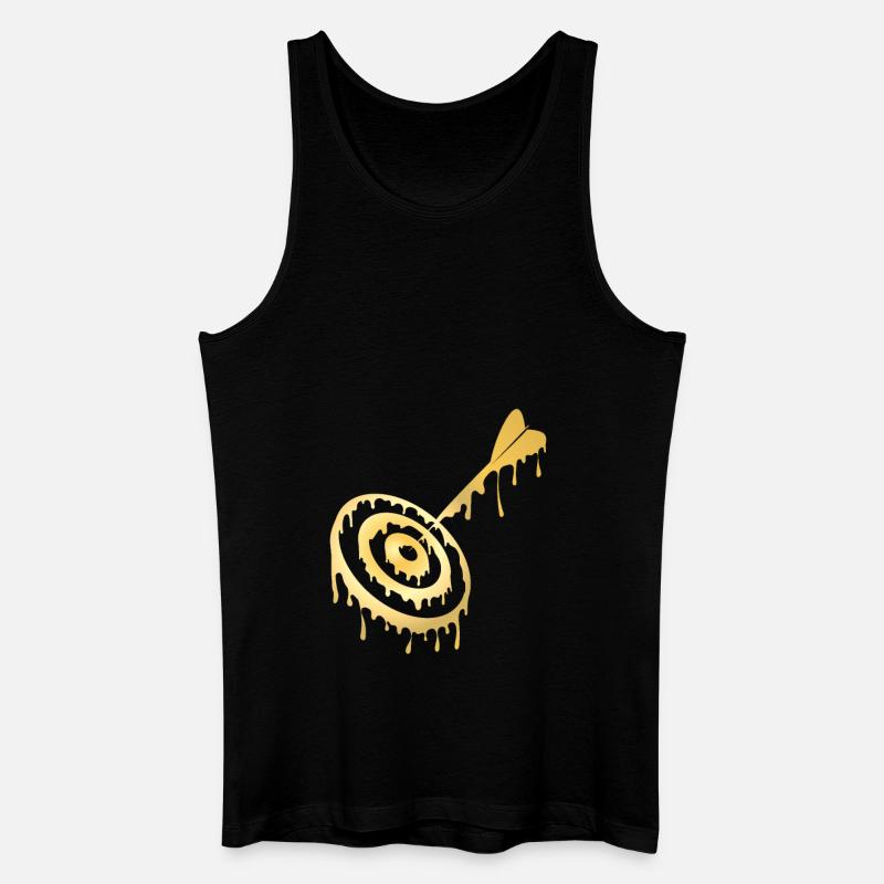 Darts Darten - Männer Bio Tank Top - Schwarz