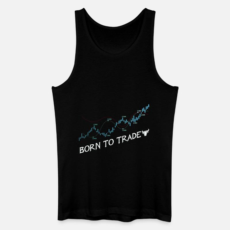 Trader - Männer Bio Tank Top - Schwarz