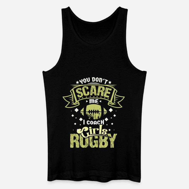 Rugby coach - Männer Bio Tank Top - Schwarz