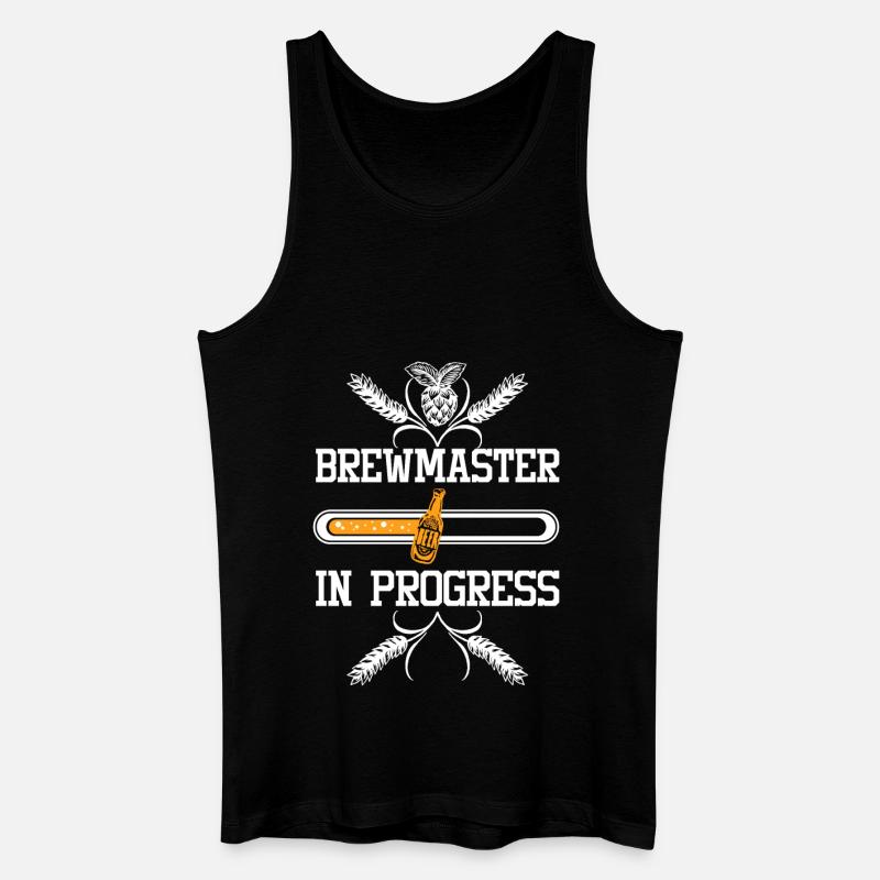 Brewmaster in progress - Männer Bio Tank Top - Schwarz