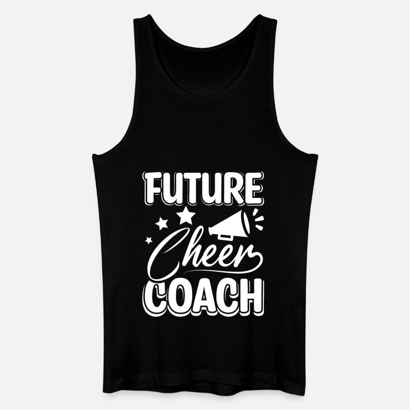 Future cheer coach - Männer Bio Tank Top - Schwarz