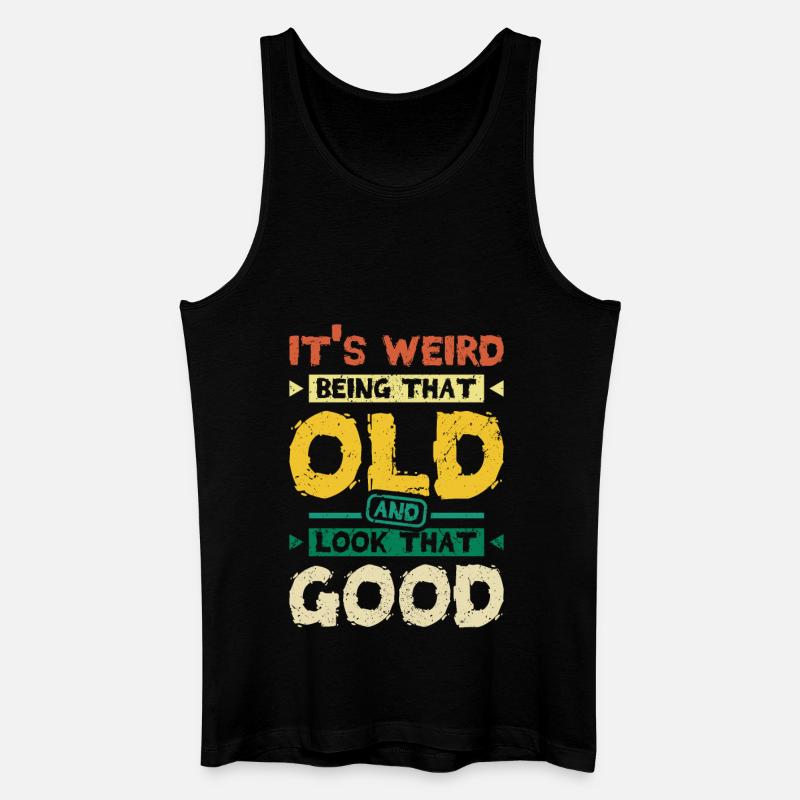 I'm that grumpy old man - Männer Bio Tank Top - Schwarz