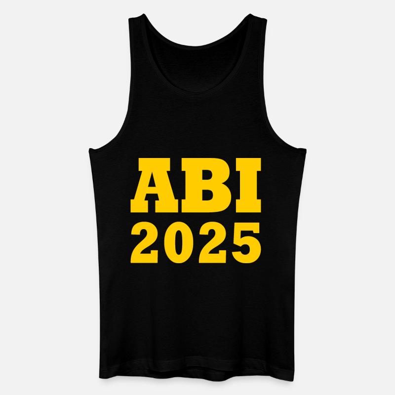 Abi 2025 - Männer Bio Tank Top - Schwarz