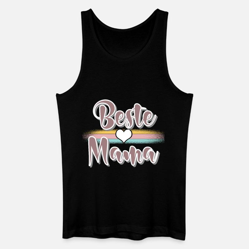 Mama - Männer Bio Tank Top - Schwarz