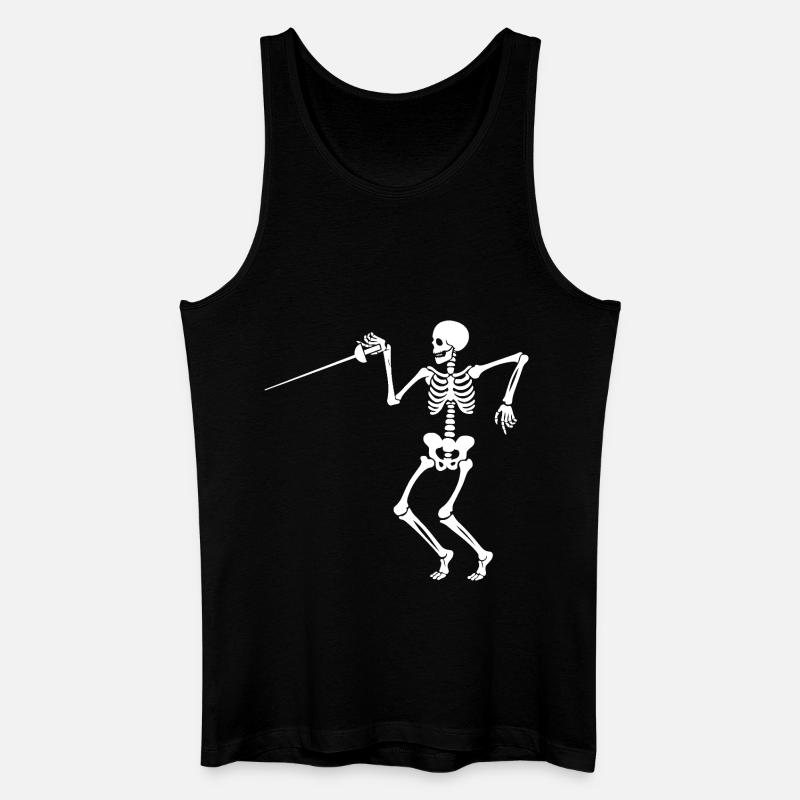 Fechter Fechten - Männer Bio Tank Top - Schwarz